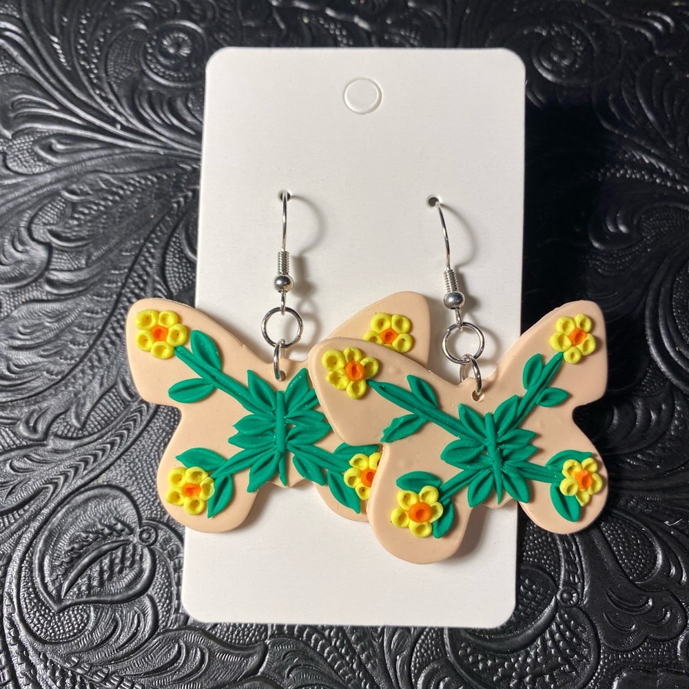 Butterfly 🦋 Clay earrings